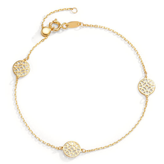 Bracelet 14k Yellow Gold 17-19 cm Ø7 mm