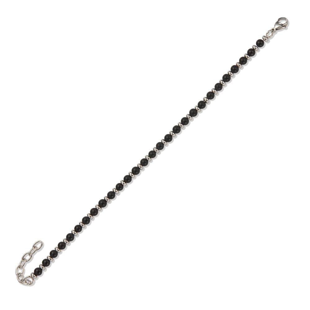 Bracelet Stainless steel Onyx 19-22 cm Ø4.7 mm