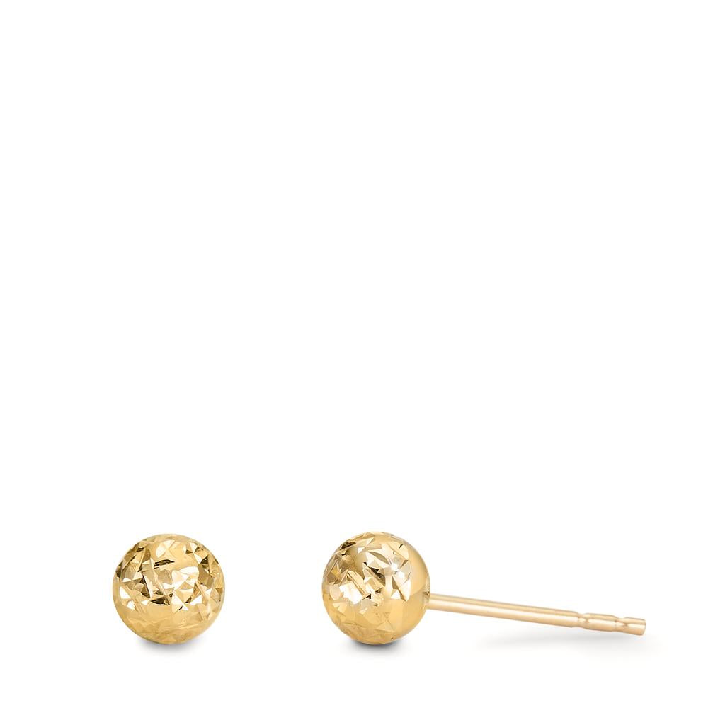 Stud earrings 9k Yellow Gold Ø5 mm