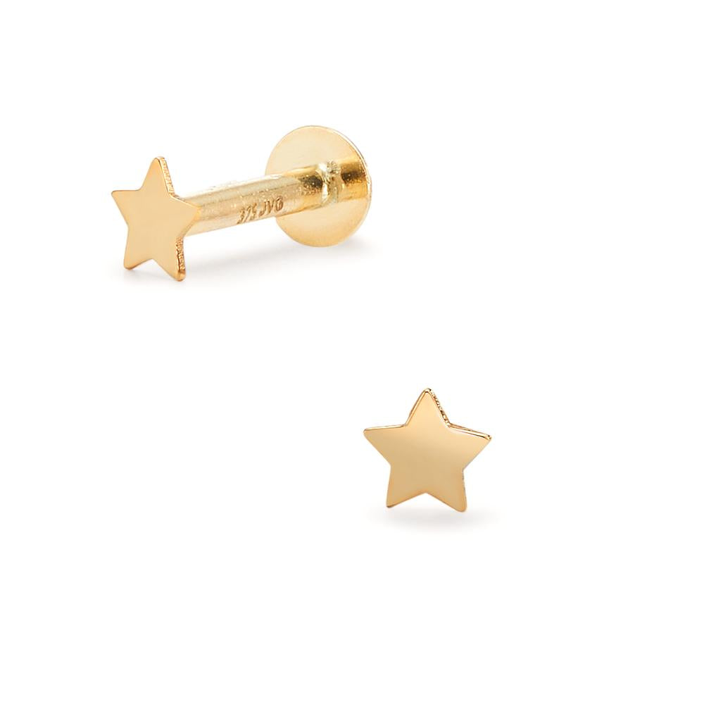 Piercing 9k Yellow Gold Star Ø3.5 mm