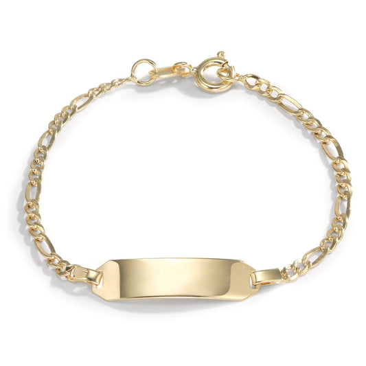 Engravable bracelet 14k Yellow Gold 14 cm