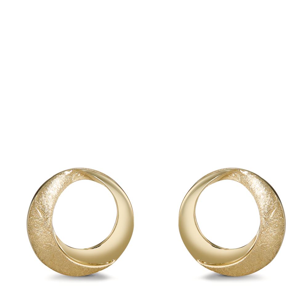 Stud earrings 9k Yellow Gold Ø10 mm