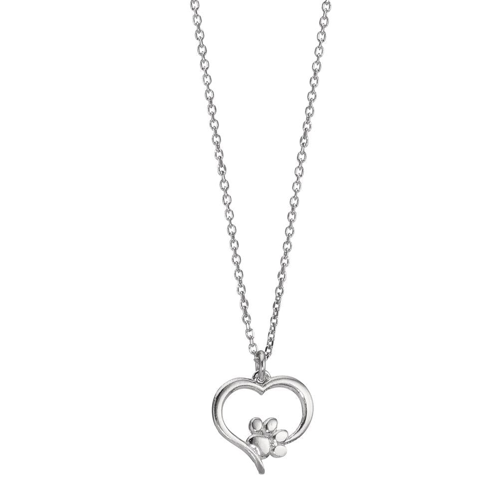 Necklace Silver Rhodium plated Paw 42-45 cm