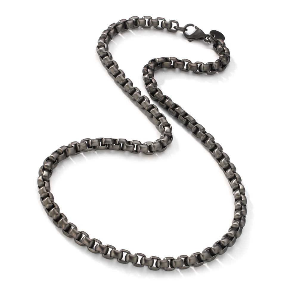 Necklace Stainless steel Gray IP coated 50 cm