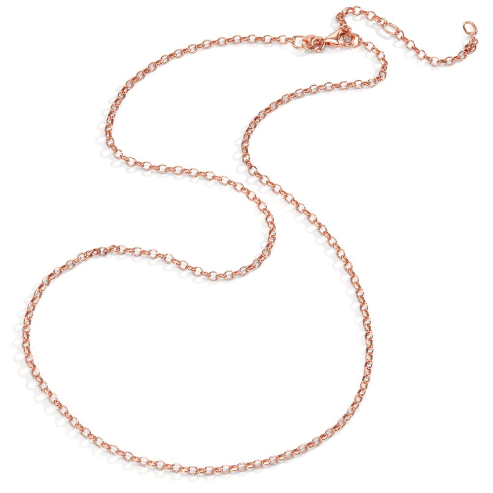 Necklace Silver Rose Gold plated 40-45 cm