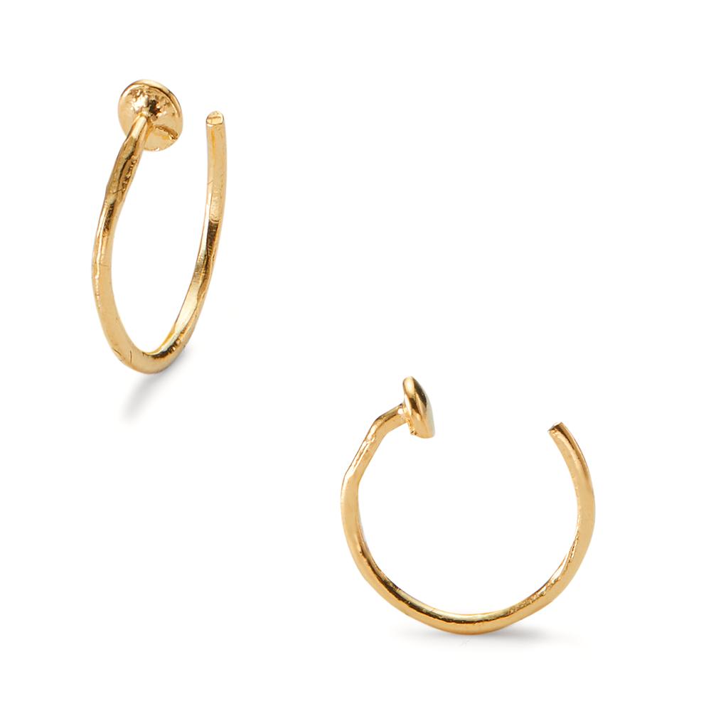 Nose ring 18k Yellow Gold Ø10 mm