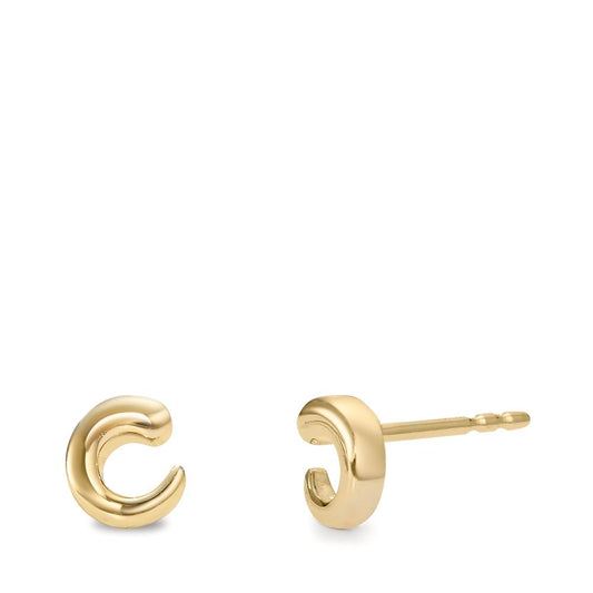 Stud earrings 18k Yellow Gold Ø6 mm