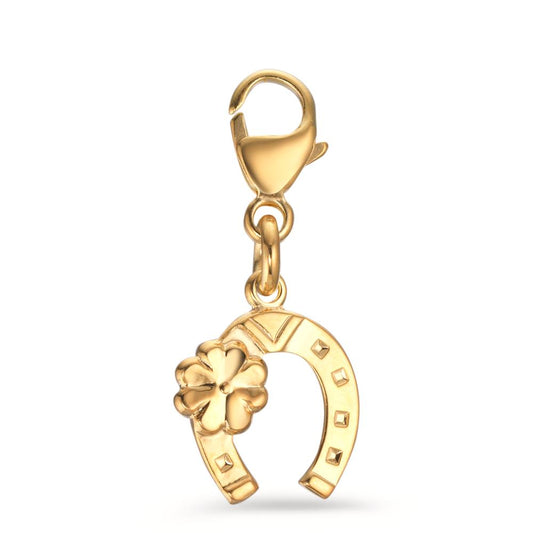 Charms Silver Yellow Gold plated Horseshoe