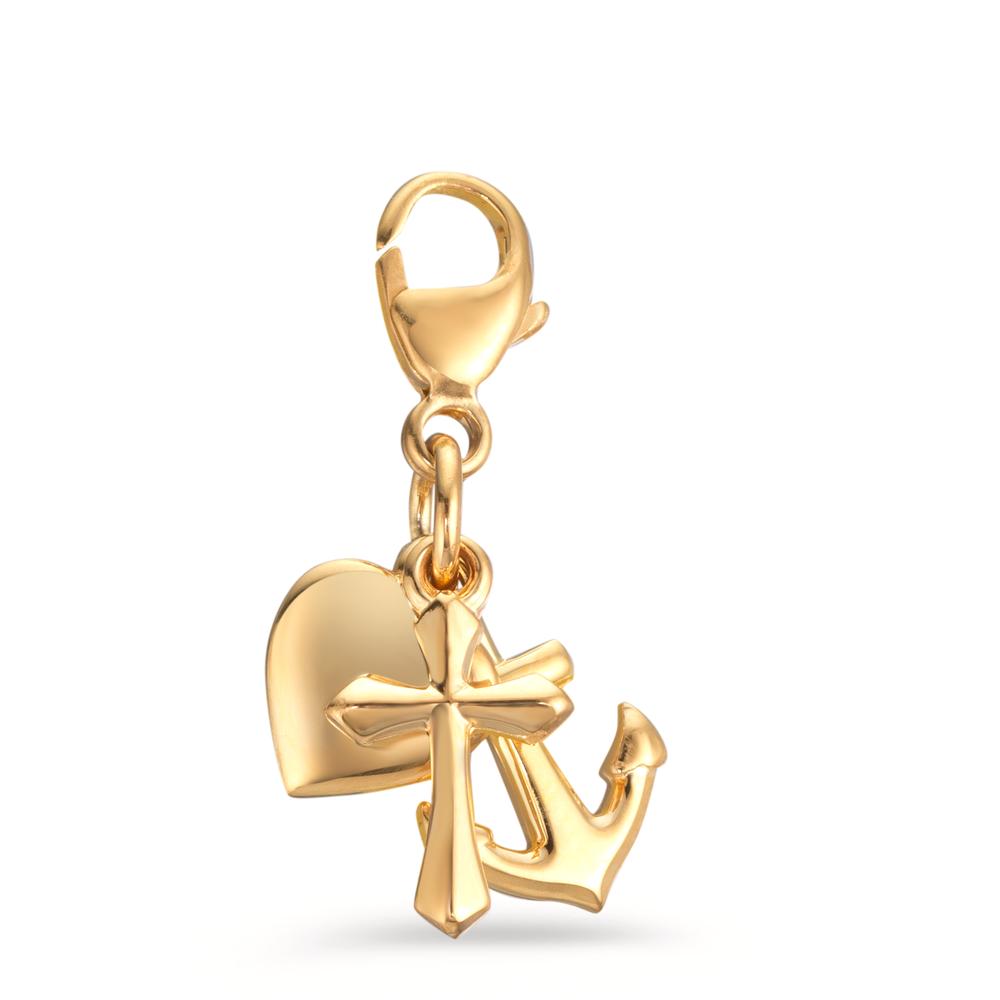 Charms Silver Yellow Gold plated