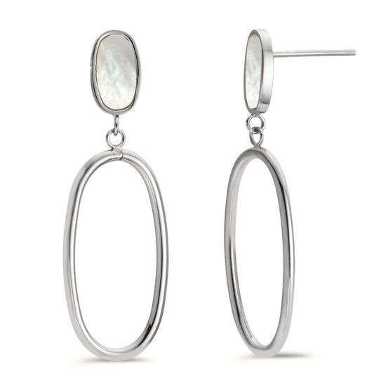 Drop Earrings Stainless steel Mother of pearl