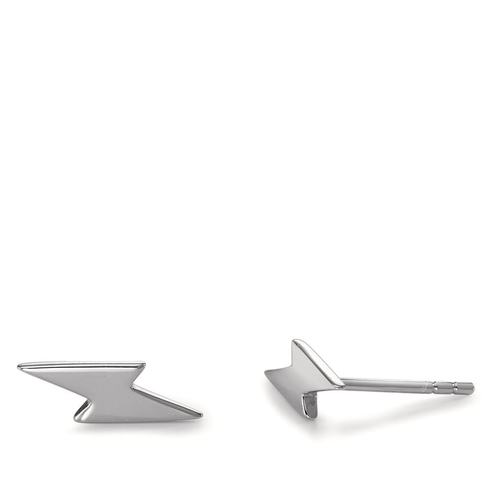 Stud earrings Silver Rhodium plated