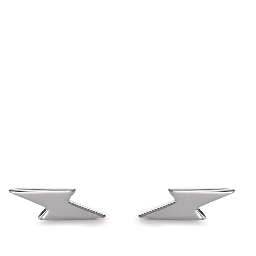 Stud earrings Silver Rhodium plated