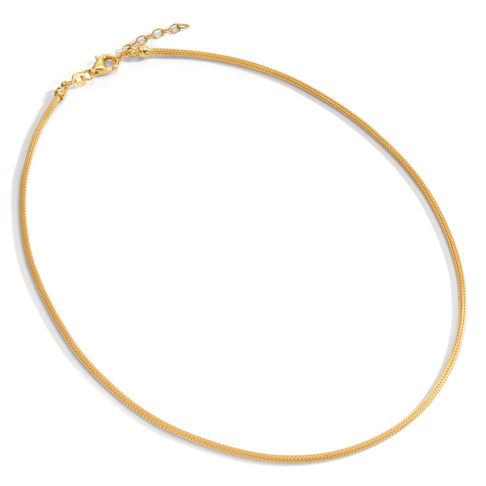 Necklace Silver Yellow Gold plated 42-45 cm Ø1.9 mm