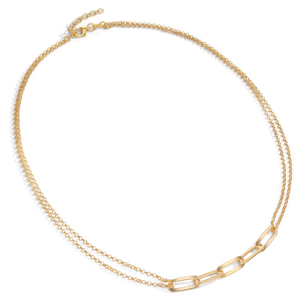 Necklace Silver Yellow Gold plated 42-45 cm