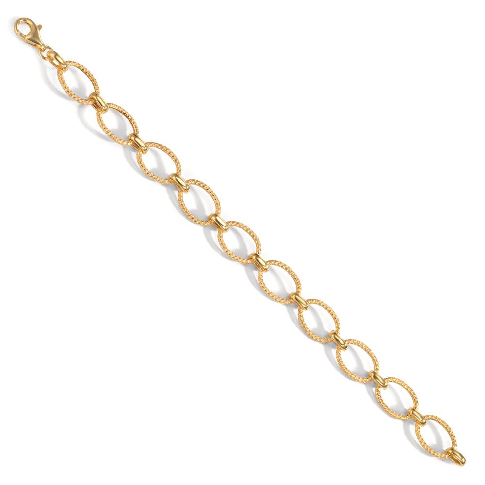 Bracelet Silver Yellow Gold plated 20 cm