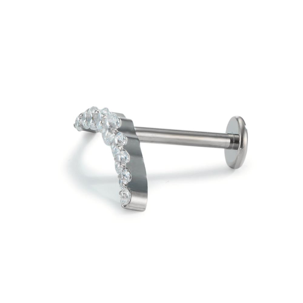 Piercing Titanium Zirconia 9 Stones