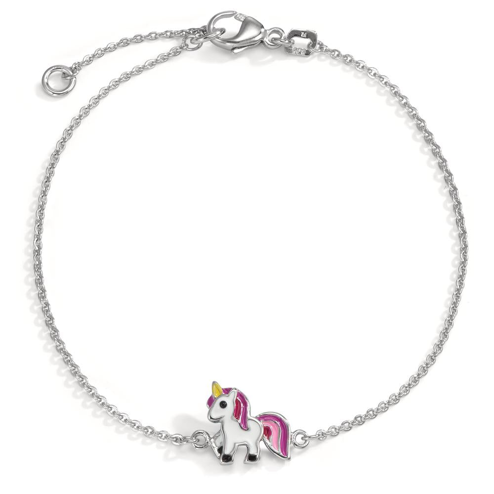 Bracelet Silver Rhodium plated Unicorn 15-17 cm