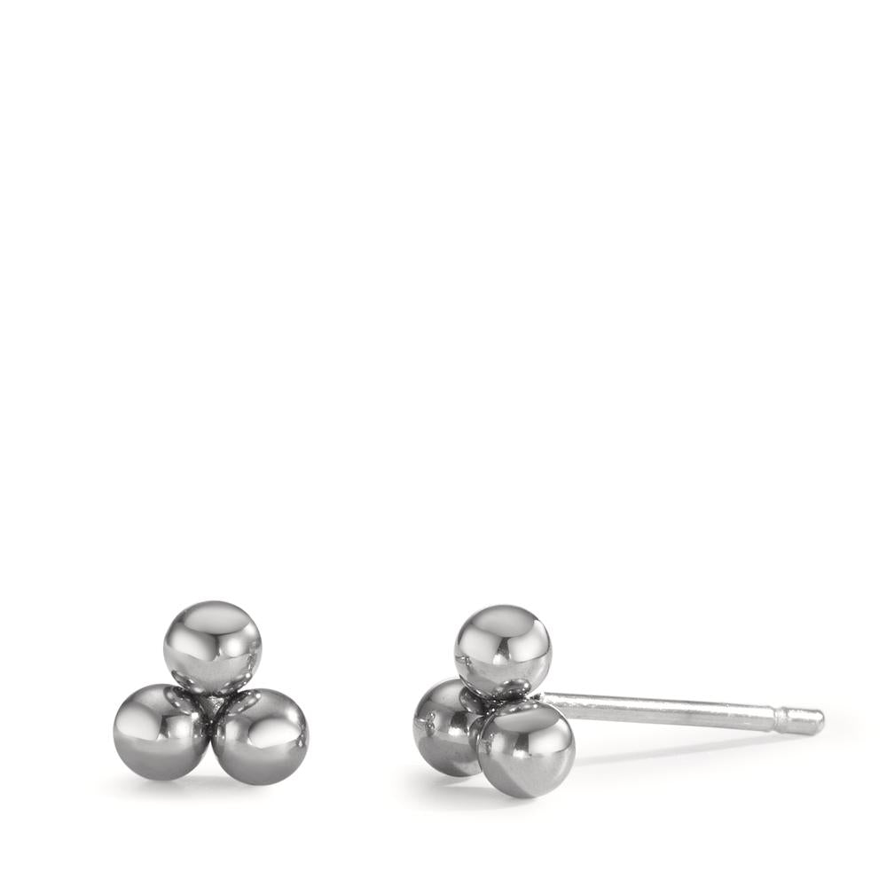 Stud earrings Stainless steel Ø5 mm