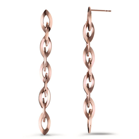 Drop Earrings Stainless steel Rose IP coated