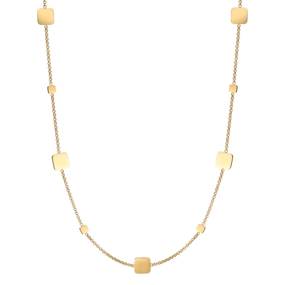 Necklace Stainless steel Yellow IP coated 90 cm