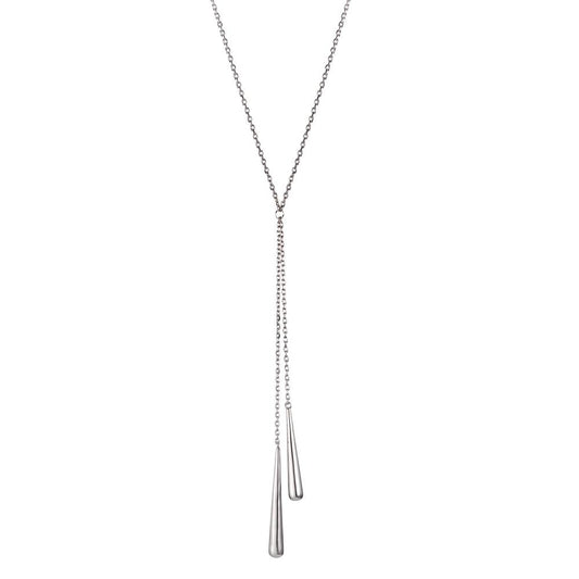 Necklace Silver Rhodium plated 39-45 cm