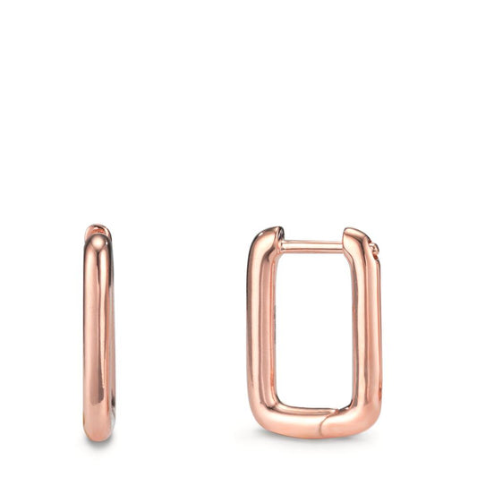 Hinged hoop Silver Rose Gold plated