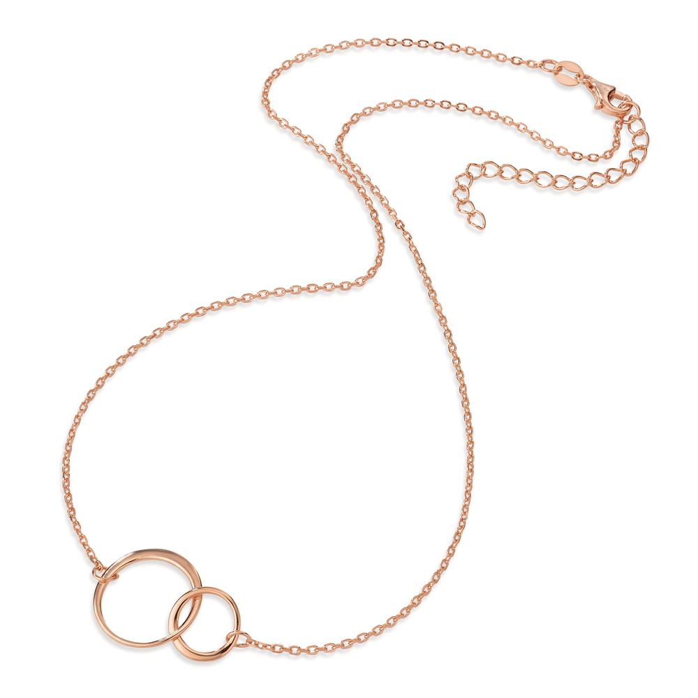 Necklace Silver Rose Gold plated 40-45 cm