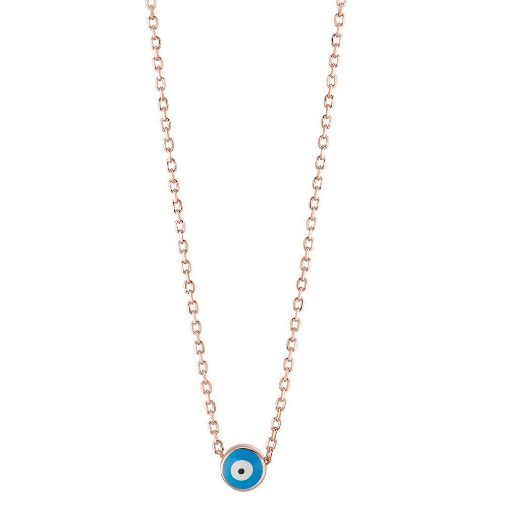 Necklace Silver Rose Gold plated 40-45 cm