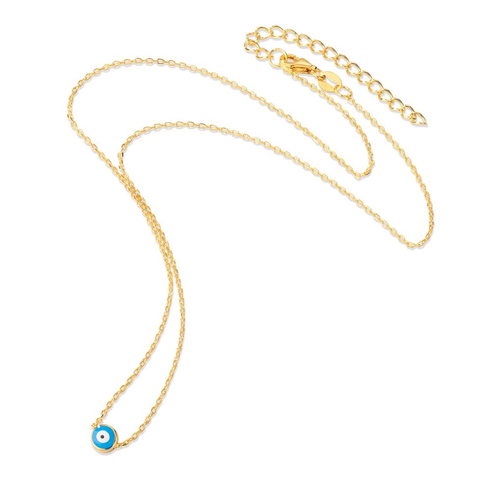 Necklace Silver Yellow Gold plated 40-45 cm