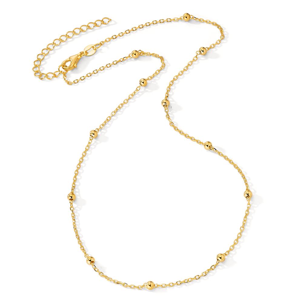 Necklace Silver Yellow Gold plated 40-45 cm