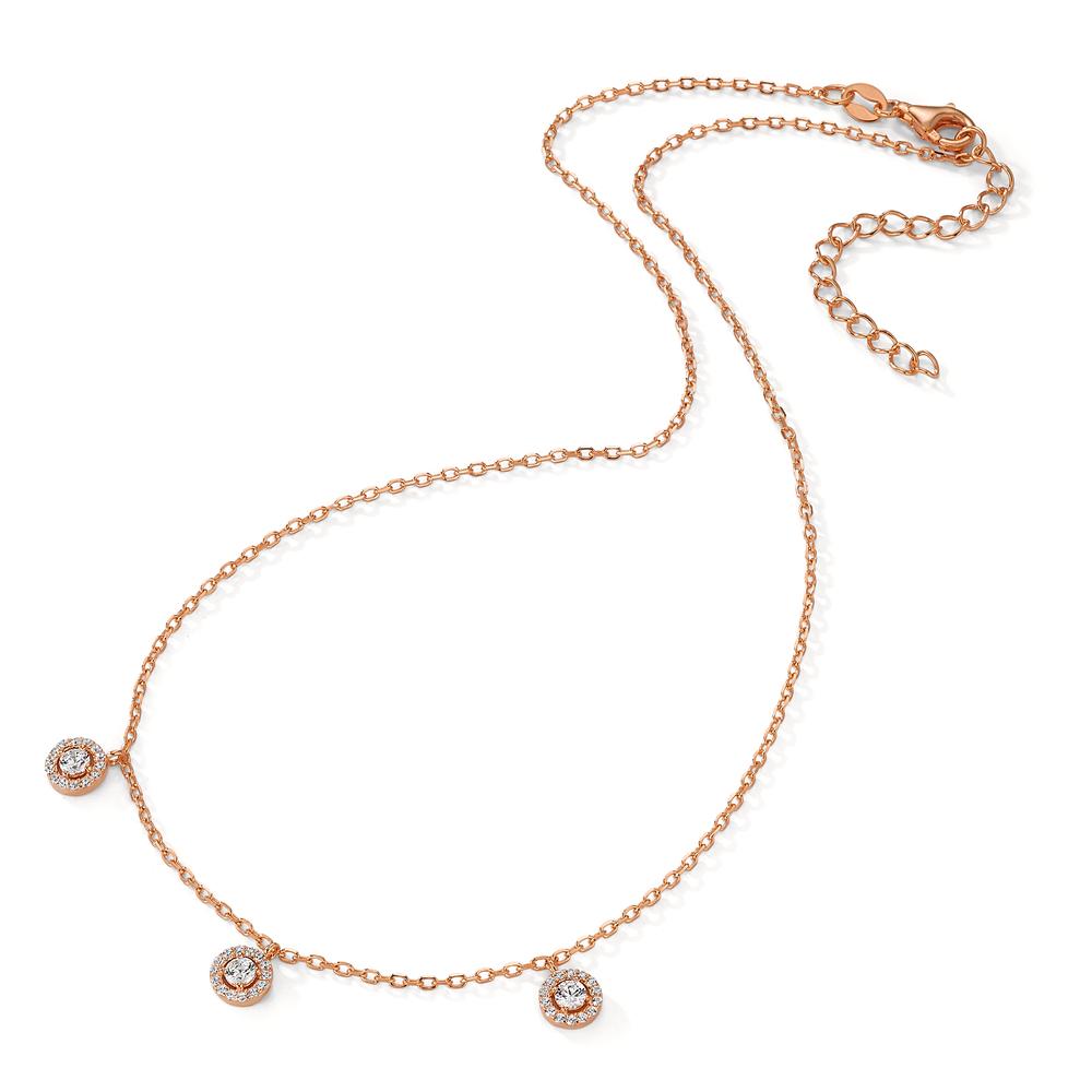 Necklace Silver Rose Gold plated 37-42 cm