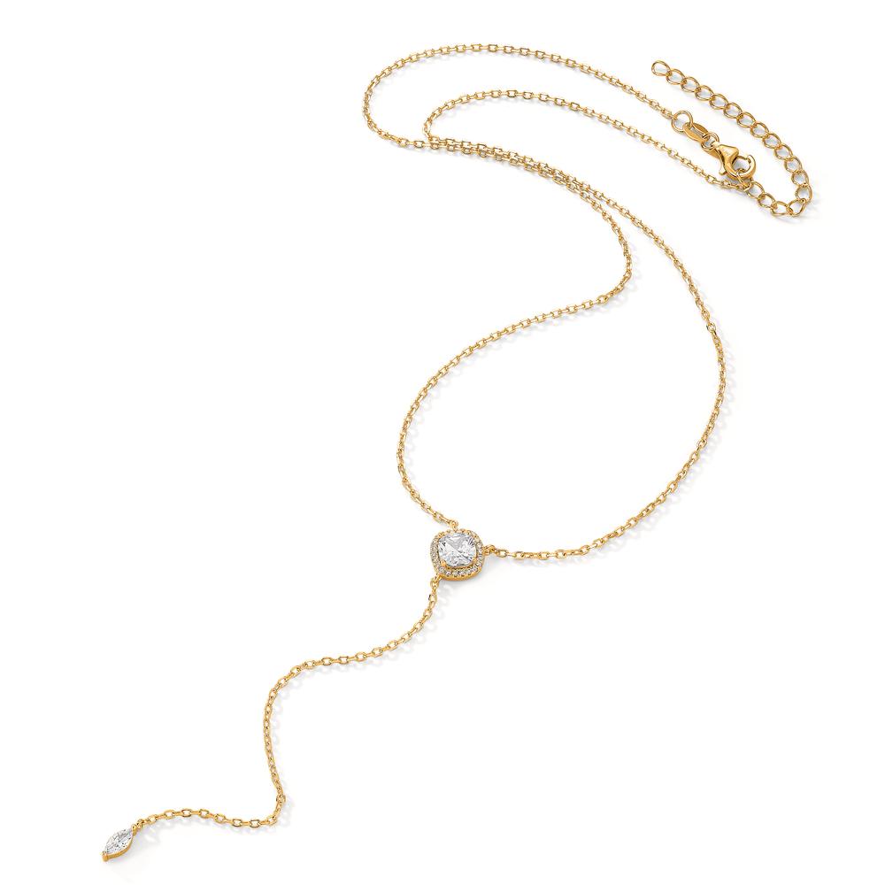 Necklace Silver Yellow Gold plated 42-47 cm