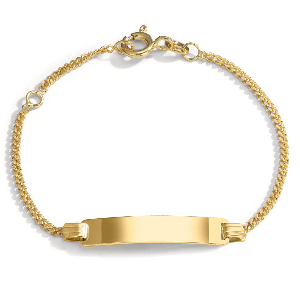 Engravable bracelet 14k Yellow Gold 12-14 cm