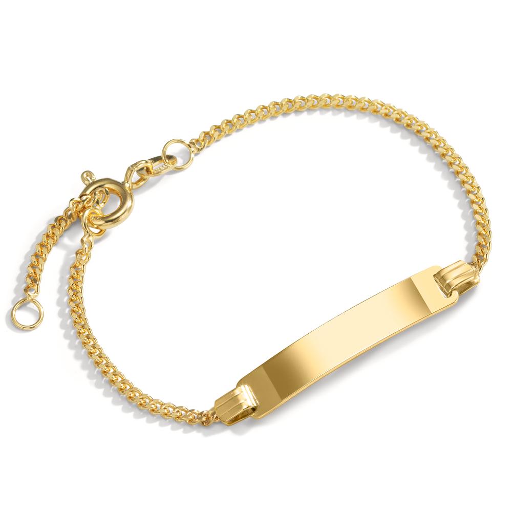 Engravable bracelet 14k Yellow Gold 12-14 cm