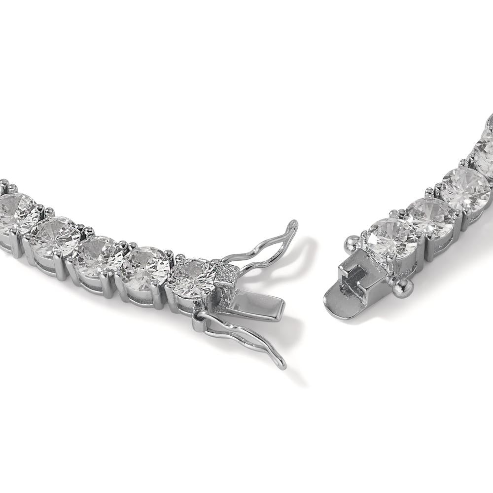 Bracelet Silver Zirconia Rhodium plated 20 cm