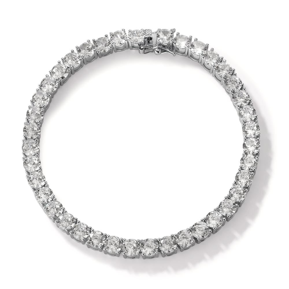 Bracelet Silver Zirconia Rhodium plated 20 cm