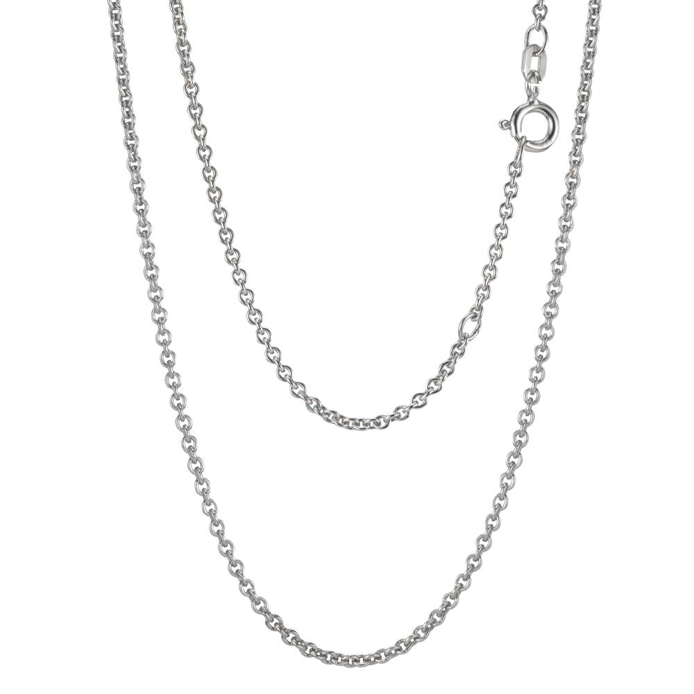 Necklace Silver Rhodium plated 36-38 cm