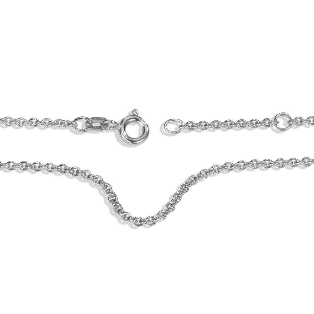 Necklace Silver Rhodium plated 36-38 cm