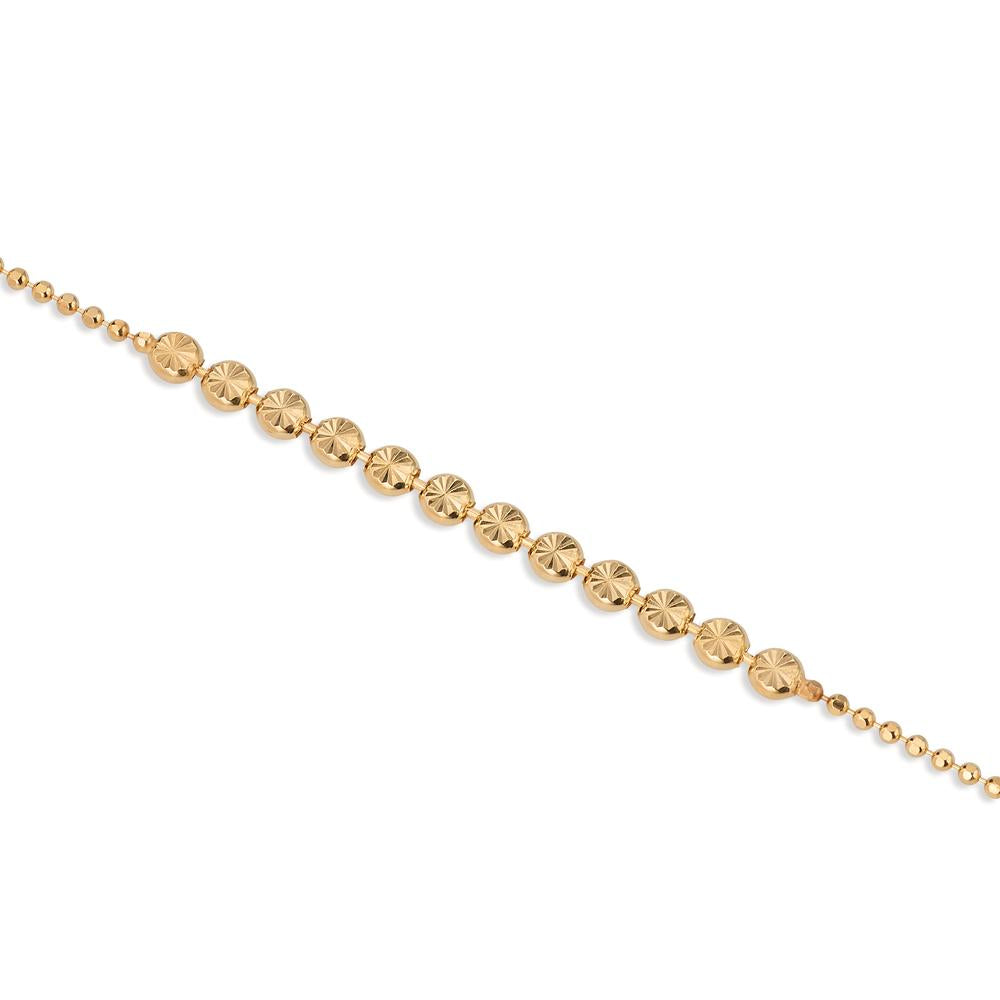 Necklace Silver Yellow Gold plated 42 cm