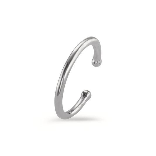 Ear Cuff Silver Rhodium plated Ø12 mm