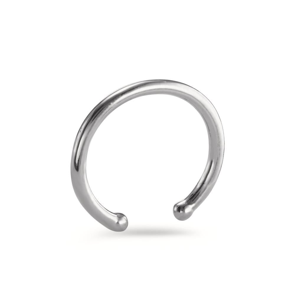 Ear Cuff Silver Rhodium plated Ø12 mm