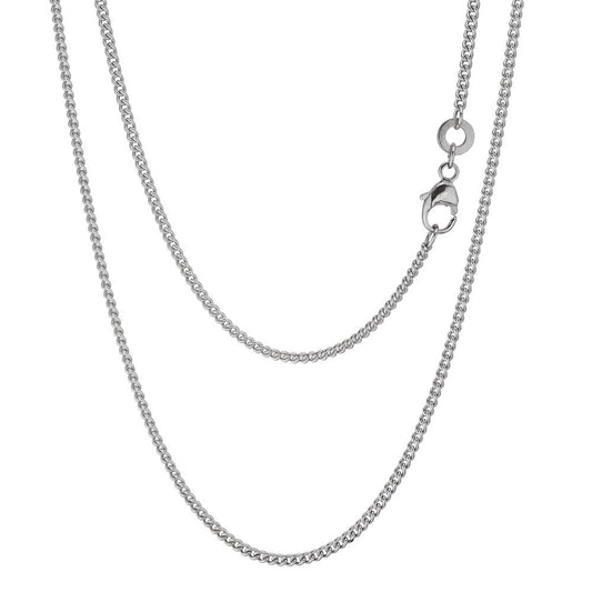 Curb-Necklace Platinum 950 42 cm