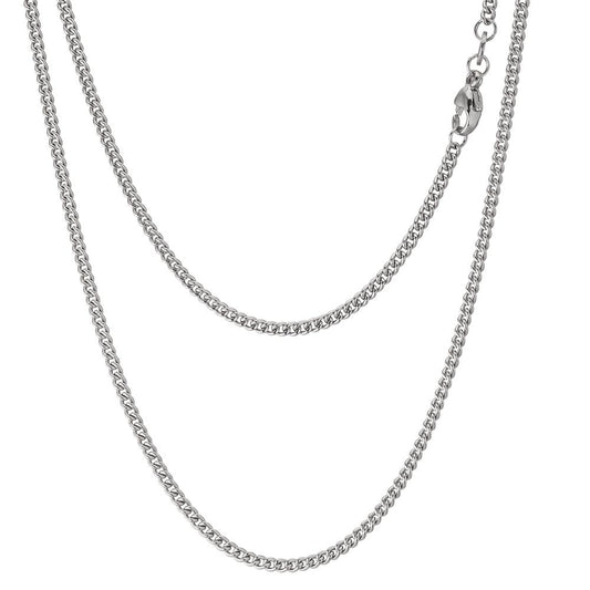 Curb-Necklace Platinum 950 45 cm