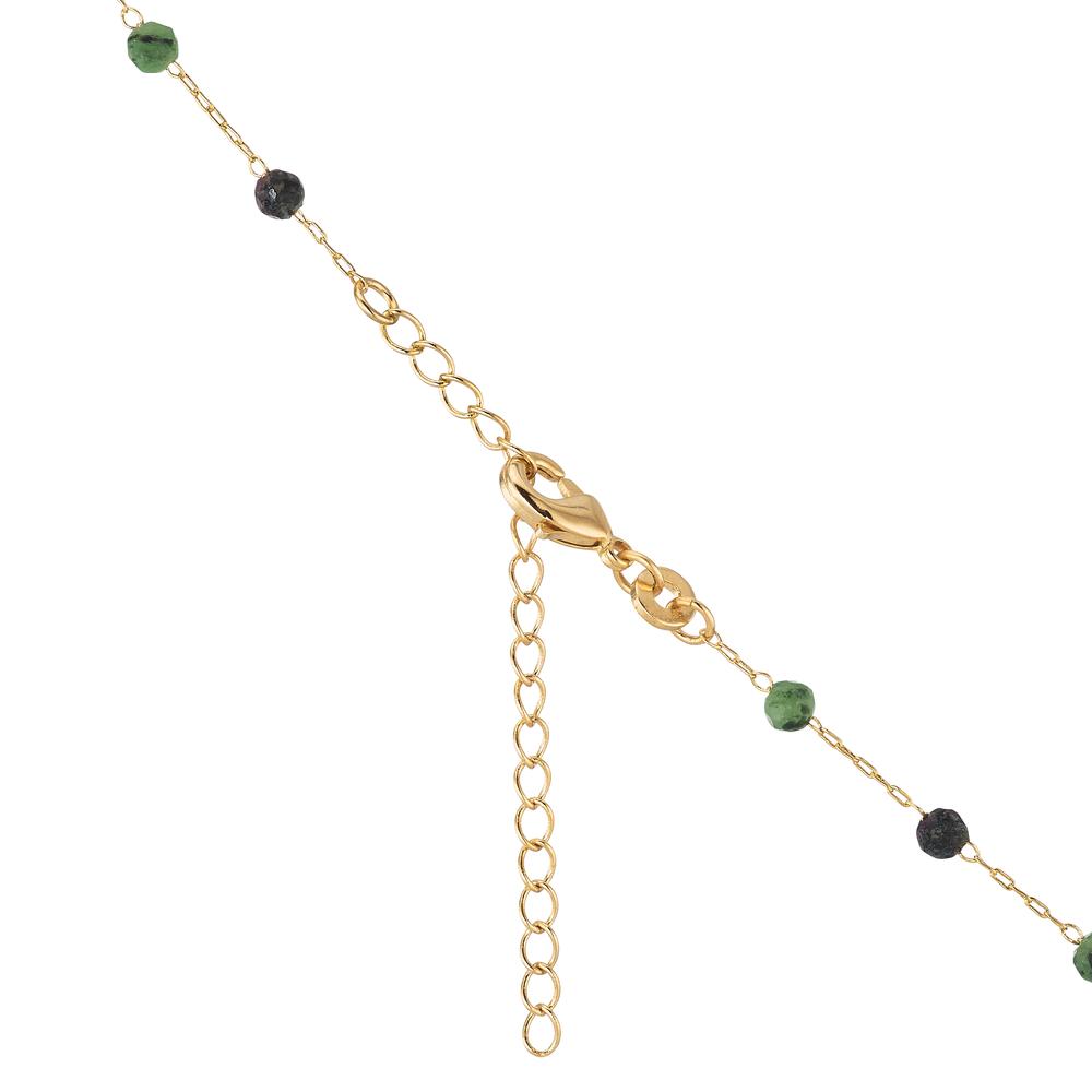 Necklace Bronze Gold plated 45-48 cm Ø3 mm