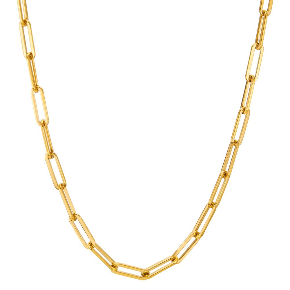 Necklace Stainless steel Yellow IP coated 46-51 cm