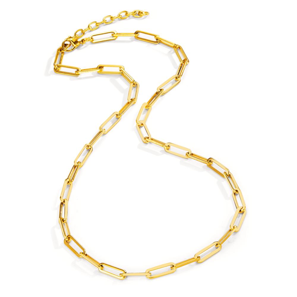 Necklace Stainless steel Yellow IP coated 46-51 cm