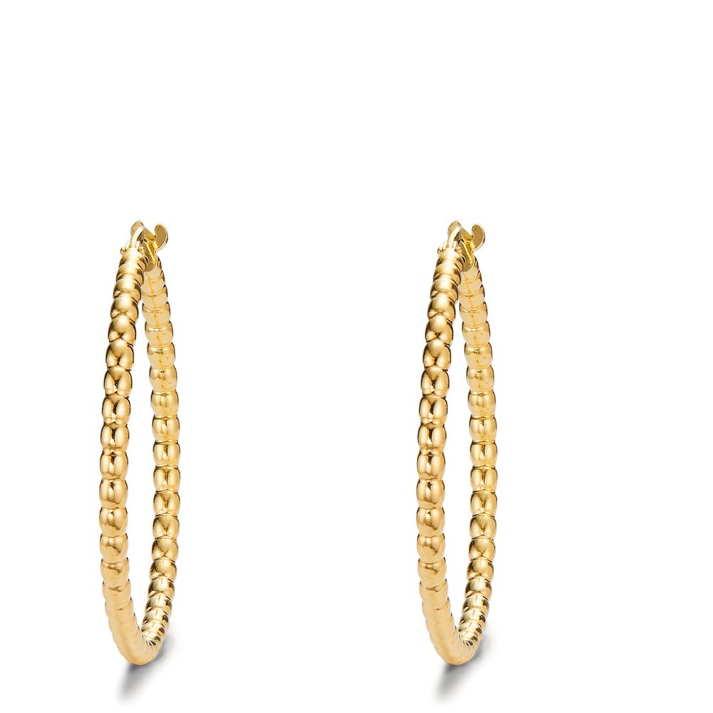 Hoop earrings Silver Yellow Gold plated