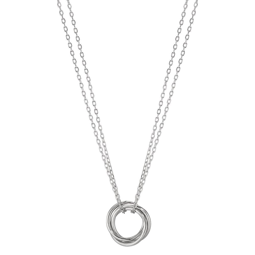 Necklace Silver Rhodium plated 40-45 cm