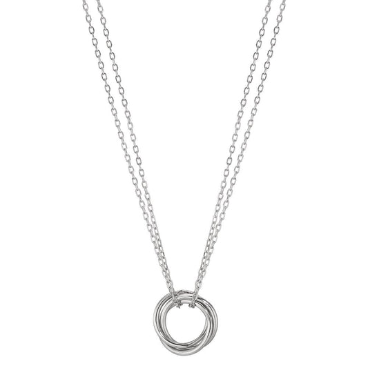 Necklace Silver Rhodium plated 40-45 cm