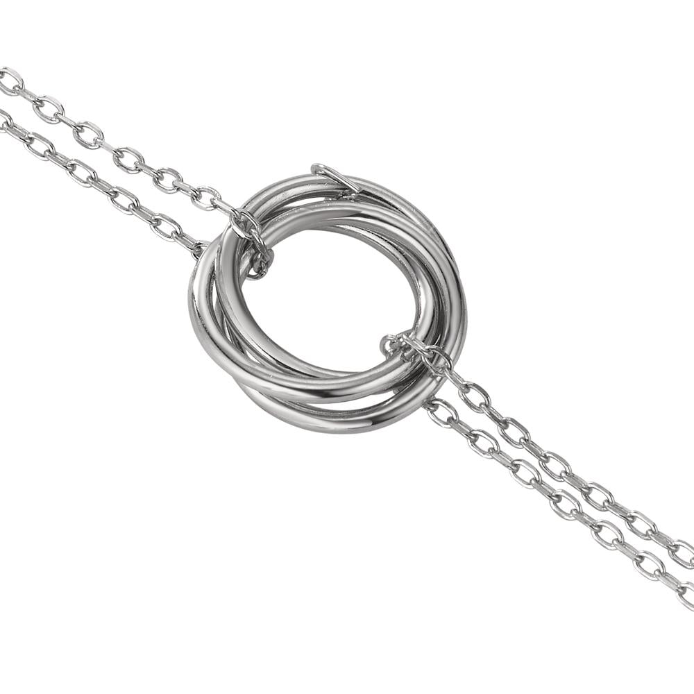 Necklace Silver Rhodium plated 40-45 cm